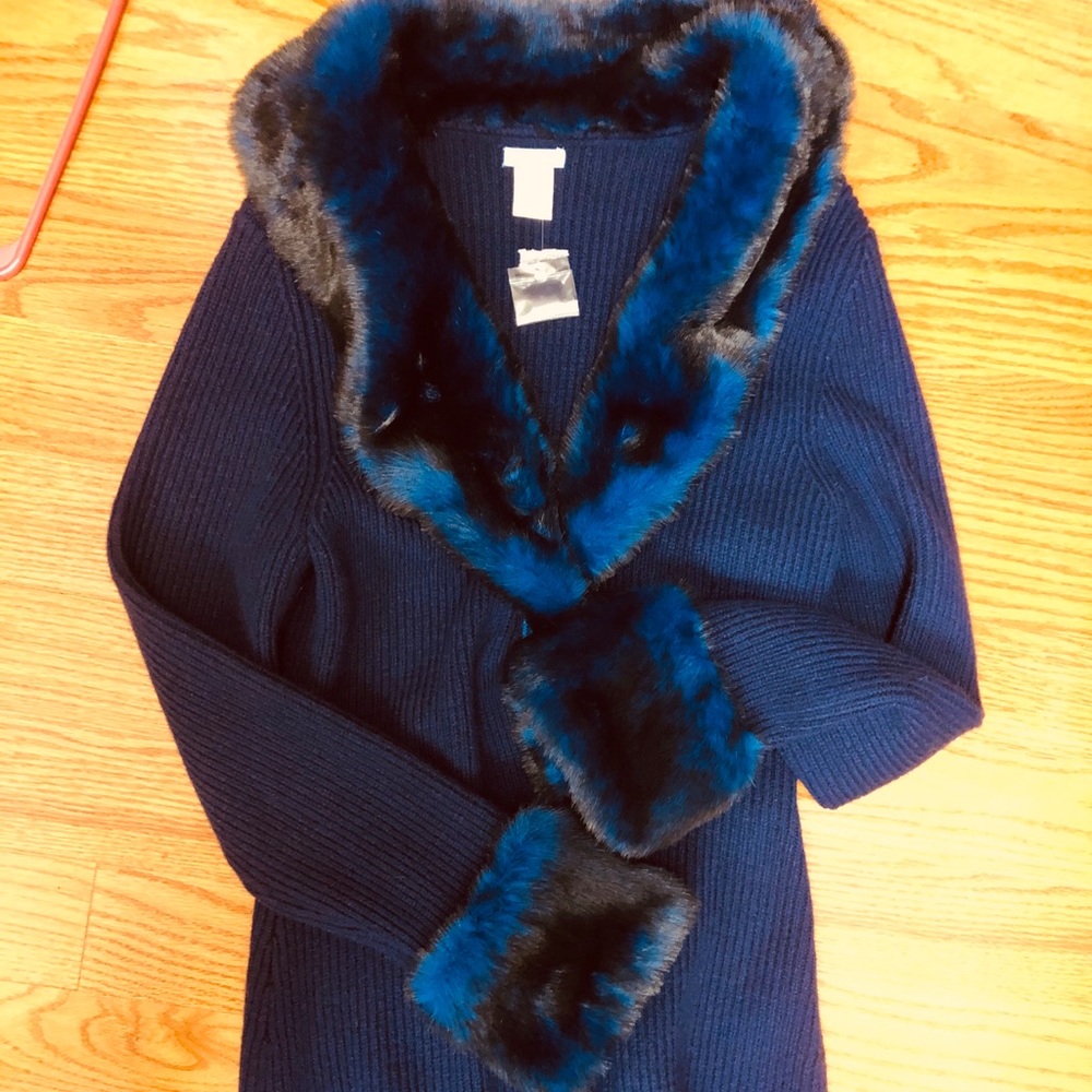 Long sweater jacket with the four ,easy to wear !! - Picture 1 of 4